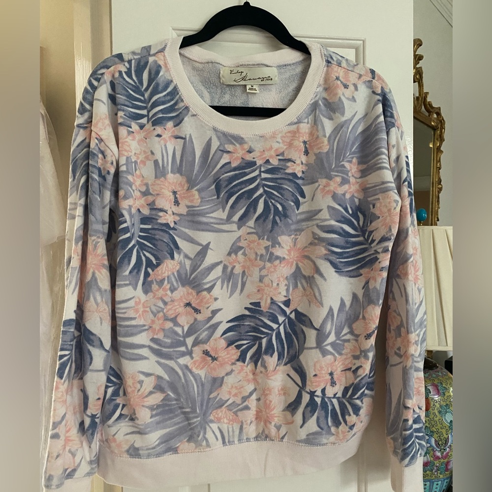 Vintage Havana Tropical print sweatshirt